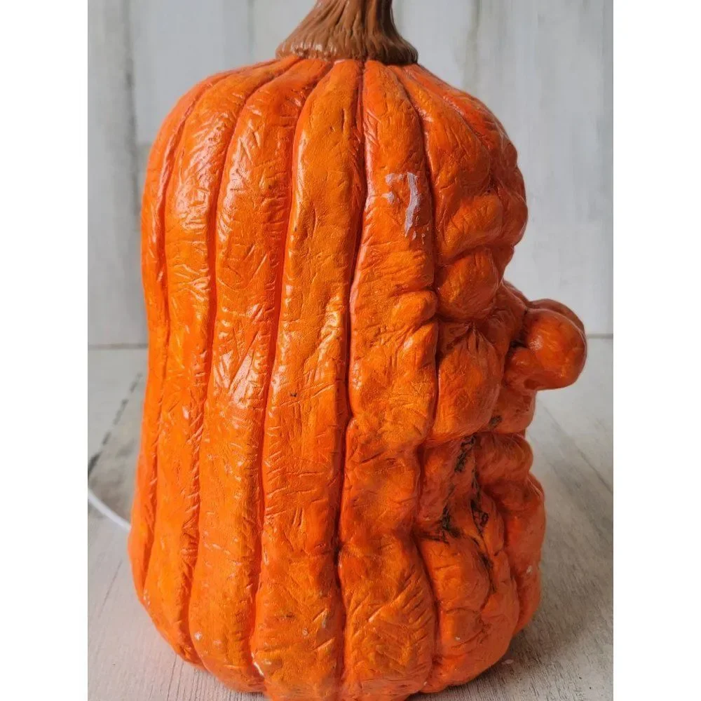 Accents unlimited unique old‎ pumpkin light up grandma Halloween vintage